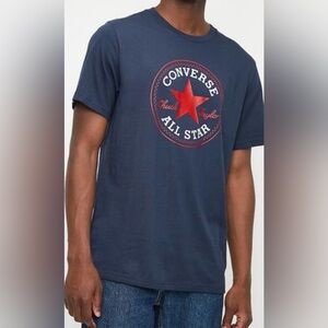 Converse Men's Navy Blue T-Shirt M